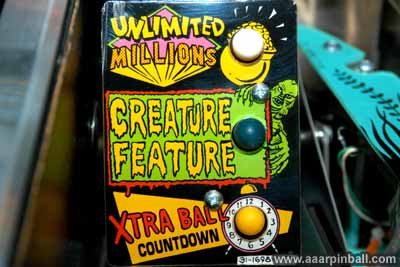 Unlimited Millions, Creature Feature, Xtra Ball Countdown