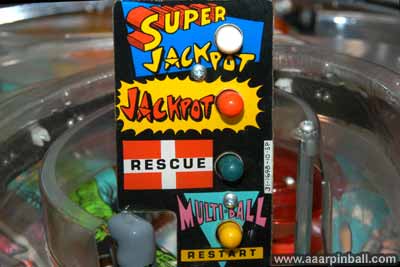 Super Jackpot, Jackpot, Rescue, Multiball Restart